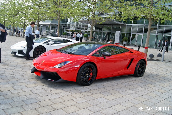 not common that you see a red Lamborghini Gallardo LP 5704 Super Trofeo